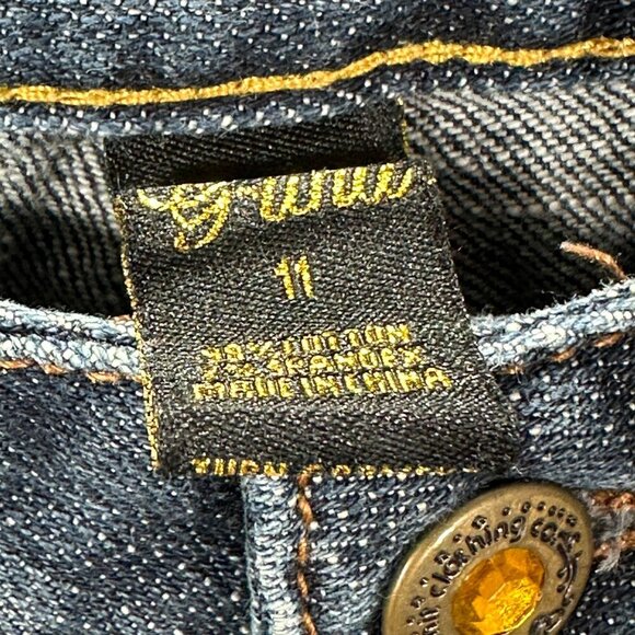 G Unit Jeans Womens 11 Bootcut Cotton Stretch Embellished Pocket - Picture 6 of 10